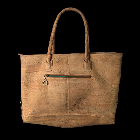 Patchwork Cork Leather Bag ~ Made in Portugal - Picture 2 of 10